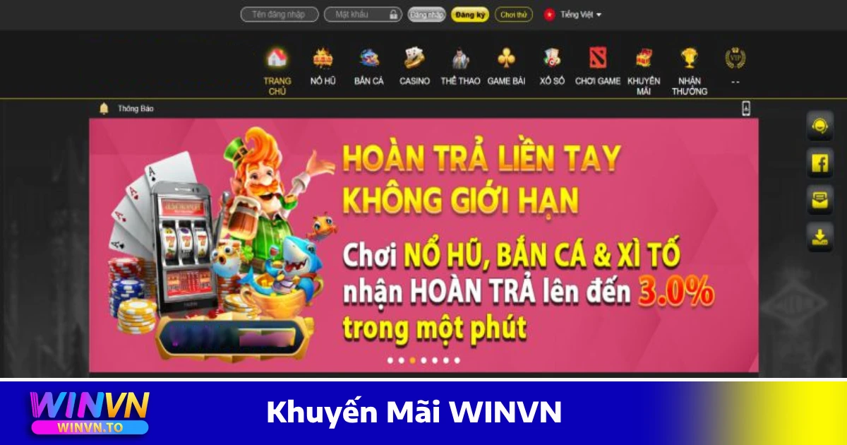 Hoàn tiền hàng ngày dành cho người chơi VIP