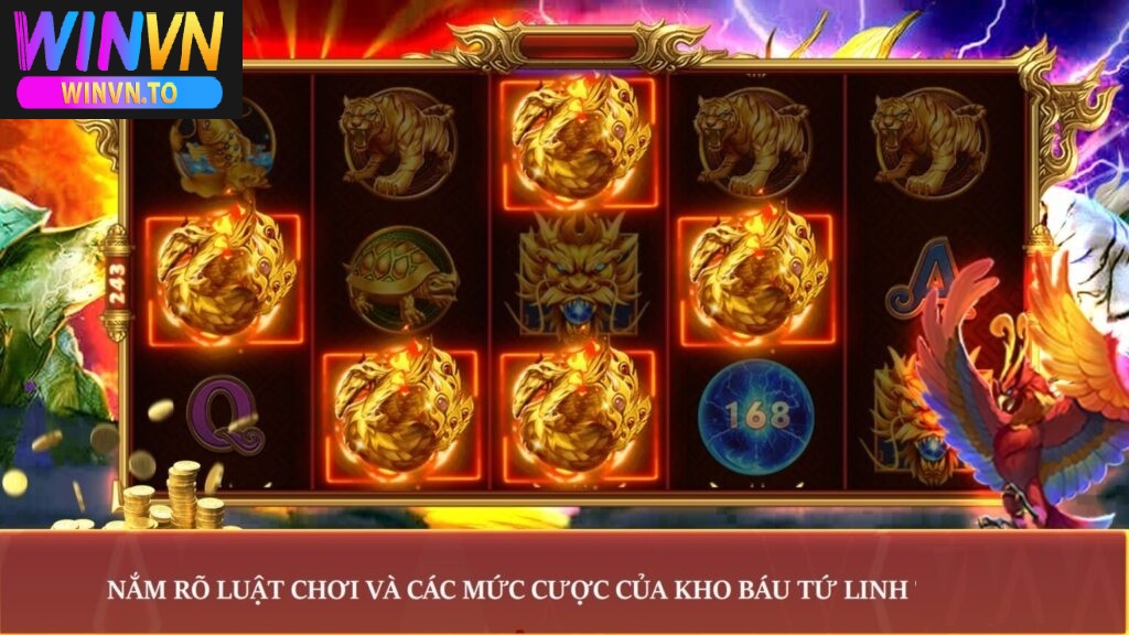 Luôn tìm hiểu mức cược và nghiên cứu luật chơi kho báu tứ linh trước